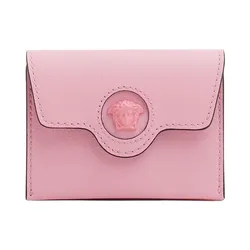 Ví Nữ Versace La Medusa Card Wallet Màu Hồng