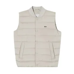 Áo Khoác Gile Nam Lacoste Sport BJ982E-53N Màu Be Nhạt