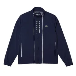 Áo Khoác Nam Lacoste Men’s Sport Contrast Accents Light Zip Golf Windbreaker BH0829 51 525 Màu Xanh Navy Size 48