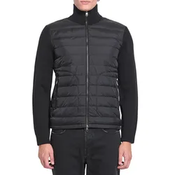 Áo Khoác Nam Moncler Padded Cardigan With Zip Màu Đen Size M