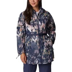 Áo Khoác Thể Thao Nữ Columbia Parkette Long Wind 2034951466 Màu Xanh Họa Tiết Size XS