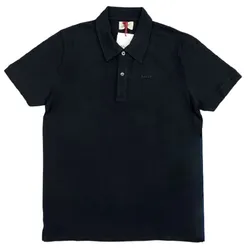 Áo Polo Nam Bally Men’s Shirt Logo Black Màu Đen Size S