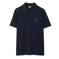 Áo Polo Nam Burberry Cotton Polo Shirt 80998841002 Màu Xanh Navy Size S