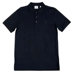 Áo Polo Nam Burberry Me'n Shirt Check TB Black Màu Đen Size S