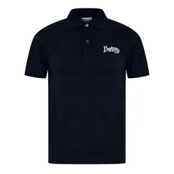Áo Polo Nam Burberry Word-press Polo Shirt In Cotton Màu Đen Size XS