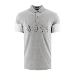 Áo Polo Nam Hugo Boss Light Pastel Grey Màu Xám Size M