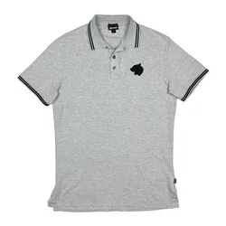 Áo Polo Nam Just Cavalli Grey Tiger Head Polo Shirt Màu Xám Size S