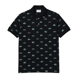Áo Polo Nam Lacoste Classic Fit Multi Croc Original Logo L.12.12 PH3562 51 166 Màu Xanh Đen
