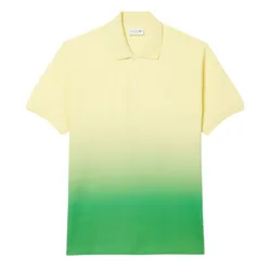 Áo Polo Nam Lacoste L.12.12 Classic Fit Ombré Print PH0740 GZI Màu Vàng Size 3