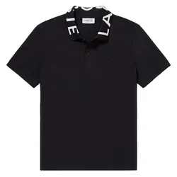 Áo Polo Nam Lacoste Lettered Neck Light Polo Shirt PH7647 Màu Đen Size 2