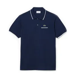 Áo Polo Nam Lacoste Shirt With Pocket PH9838 HHW Màu Xanh Navy Size 3