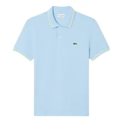 Áo Polo Nam Lacoste Straight Fit Petit Piqué Material L.12.12 PH2743 HBP Màu Xanh Nhạt Size 3