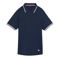 Áo Polo Nam Wilson Core Court Performance Màu Xanh Navy Size S (Form Âu)