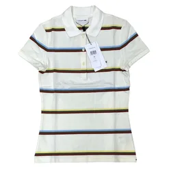 Áo Polo Nữ Lacoste Women's Hooded Cotton Piqué Polo PF3920 70V Màu Trắng Size 36