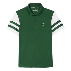 Áo Polo Trẻ Em Lacoste Kids' Ultra Dry Piqué Tennis Polo DJ7435 51 291 Màu Xanh Green
