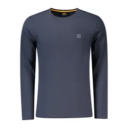 Áo Thun Dài Tay Nam Hugo Boss T-Shirt  50512111TACKS_BL404 Màu Xanh Than Size S