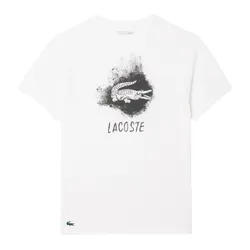 Áo Thun Nam Lacoste Graphic Ultra Dry Tshirt TH8917 001 Màu Trắng Size 3