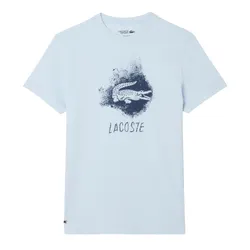 Áo Thun Nam Lacoste Graphic Ultra Dry Tshirt TH8917 T01 Màu Xanh Nhạt Size 3