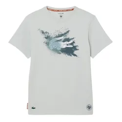 Áo Thun Nam Lacoste Men's Roland-Garros Edition Sport T-Shirt TH8725 CJ7 Màu Xanh Size 2