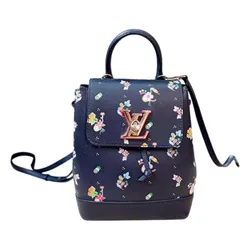 Balo Nữ Louis Vuitton LV Twist Lockme Mini Black LV2654 Màu Đen Họa Tiết