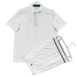 Bộ Quần Áo Cộc Tay Nam Lacoste Sport Màu Trắng Size 5