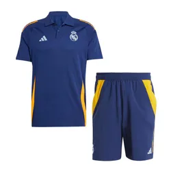 Bộ Quần Áo Nam Adidas Real Madrid Tiro 24 Competition JE4199/IT5105 Màu Xanh - Vàng Size S