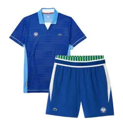 Bộ Quần Áo Nam Lacoste Men's Roland Garros Màu Xanh Blue