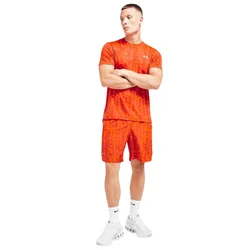 Bộ Tennis/Pickleball Nam Under Armour Camiseta Launch Màu Đỏ Cam Size S (Form Âu)