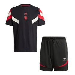 Bộ Thể Thao Nam Adidas Originals Manchester United IS6519/IX9642 Màu Đen Đỏ Size S (Form China)