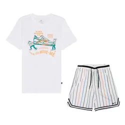 Bộ Thể Thao Nam Nike Men's Sportswear Màu Trắng Size S (Form Á)