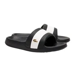 Dép Lacoste Serve Slide Hybrd Synthetic Slides 45CFA0059 Màu Đen Trắng Size 5