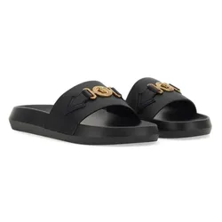 Dép Nam Versace Slide Sandal Black Màu Đen Size 40
