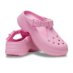 Dép Nữ Crocs Sandal Women Classic Mary Jane Clog - Comfort™ Lightweight Flexible 360-degree comfort - Pink Tweed Màu Hồng Size 4