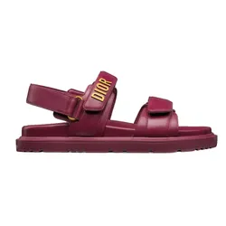 Dép Nữ Dior Dioract Sandal KCQ547LAB S24V Màu Tím Mận Size 35