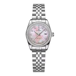 Đồng Hồ Nữ Carnival Watch 8131L2-VT-HK Màu Hồng - Bạc