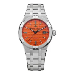 Đồng Hồ Nam Maurice Lacroix Limited Edition Aikon GMT AI6008-SS00F-530-E Màu Cam