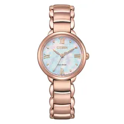 Đồng Hồ Nữ Citizen Eco-drive EM0928-84D Màu Vàng Hồng