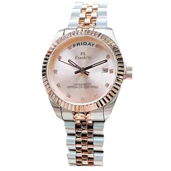 Đồng Hồ Nữ FL Franklin Watch FL5088 Màu Bạc/Vàng Hồng