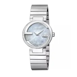 Đồng Hồ Nữ Gucci Interlocking Diamond Watch 29mm YA133509 Màu Bạc