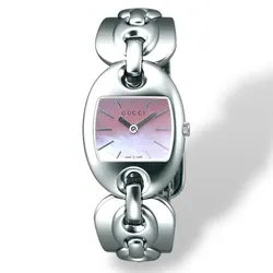 Đồng Hồ Nữ Gucci Quartz Marina Chain YA121519 Màu Bạc Hồng