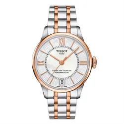 Đồng Hồ Nữ Tissot Chemin Des Tourelles Powermatic 80 Lady T099.207.22.118.02 (T0992072211802) Màu Bạc Vàng Hồng