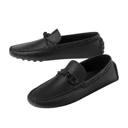 Giày Lười Nam Hermès Alessandro Loafer Noir H242895ZH01410 Màu Đen Size 42