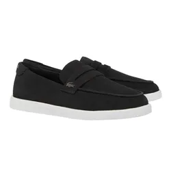 Giày Lười Nam Lacoste Men's Cochet Suede Loafers 49CMA0045 312 Màu Đen Size 40