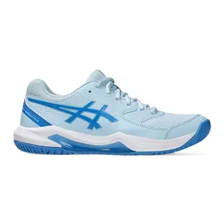 Giày Pickleball/Tennis Asics Gel Dedicate 8 Light Blue Blue Coast 1042A237-401 Màu Xanh Pastel Size 37
