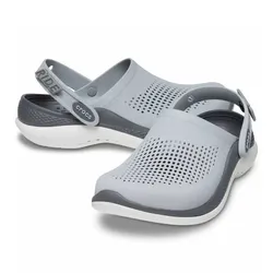 Giày Sục Nam Crocs LiteRide 360 Summer Clog - Beach Sandals Light Grey/Slate Grey Màu Xám Nhạt Size 41