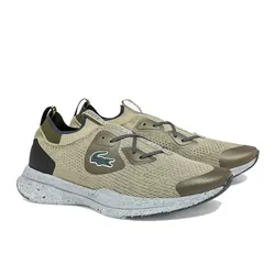 Giày Thể Thao Nam Lacoste Run Spin Eco 43SMA0016 Màu Be