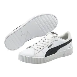 Giày Thể Thao Puma WMNS Carina Crew White Black 374903-05 Màu Trắng Size 36