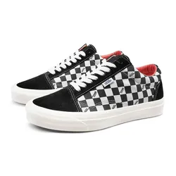 Giày Thể Thao Vans Old School NS Checkerboard VN0A4UUT20Y Màu Đen/Trắng Size 40.5