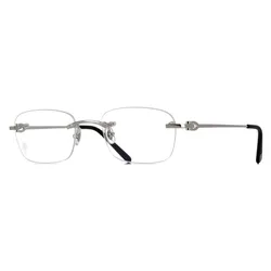 Gọng Kính Unisex Cartier CT0050O 002 Silver Màu Bạc