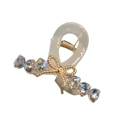Kẹp Tóc Nữ Meri Twinkle Bow HC139-T Màu Trắng Kem